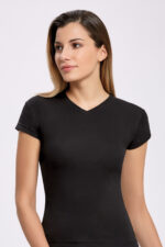 Elastan V Yaka T-Shirt 2263