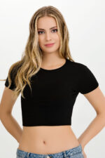Elastan Yarım Kol Crop 2318