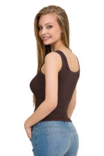 Likralı Elastan Kaşkorse Basic Atlet 2321 - Görsel 2