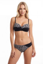 Zebra Desenli Straplez Bikini Takımı 51651