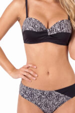 Zebra Desenli Straplez Bikini Takımı 51651 - Görsel 2